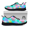 Bohemian Mandala Pastel Print Pattern Black Sneaker-grizzshop