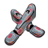 Bohemian Mandala Pink And Teal Print Pattern Muay Thai Shin Guards-grizzshop