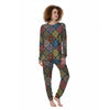 Bohemian Mandala Retro Print Pattern Women's Pajamas-grizzshop