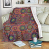 Bohemian Patchwork Pattern Print Blanket-grizzshop