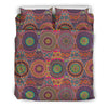 Bohemian Patchwork Pattern Print Duvet Cover Bedding Set-grizzshop