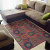 Bohemian Patchwork Pattern Print Floor Mat-grizzshop