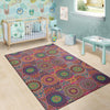 Bohemian Patchwork Pattern Print Floor Mat-grizzshop