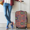 Bohemian Patchwork Pattern Print Luggage Cover Protector-grizzshop