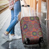 Bohemian Patchwork Pattern Print Luggage Cover Protector-grizzshop