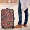 Bohemian Patchwork Pattern Print Luggage Cover Protector-grizzshop