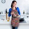 Bohemian Patchwork Pattern Print Women's Apron-grizzshop