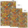 Bohemian Patchwork Print Pattern Floor Mat-grizzshop