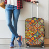 Bohemian Patchwork Print Pattern Luggage Cover Protector-grizzshop