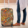 Bohemian Patchwork Print Pattern Luggage Cover Protector-grizzshop