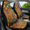 Bohemian Patchwork Print Pattern Universal Fit Car Seat Covers-grizzshop