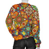 Bohemian Patchwork Print Pattern Women's Sweatshirt-grizzshop