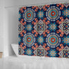 Bohemian Pattern Print Bathroom Shower Curtain-grizzshop