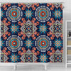 Bohemian Pattern Print Bathroom Shower Curtain-grizzshop