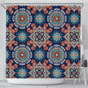 Bohemian Pattern Print Bathroom Shower Curtain-grizzshop