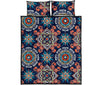 Bohemian Pattern Print Bed Set Quilt-grizzshop