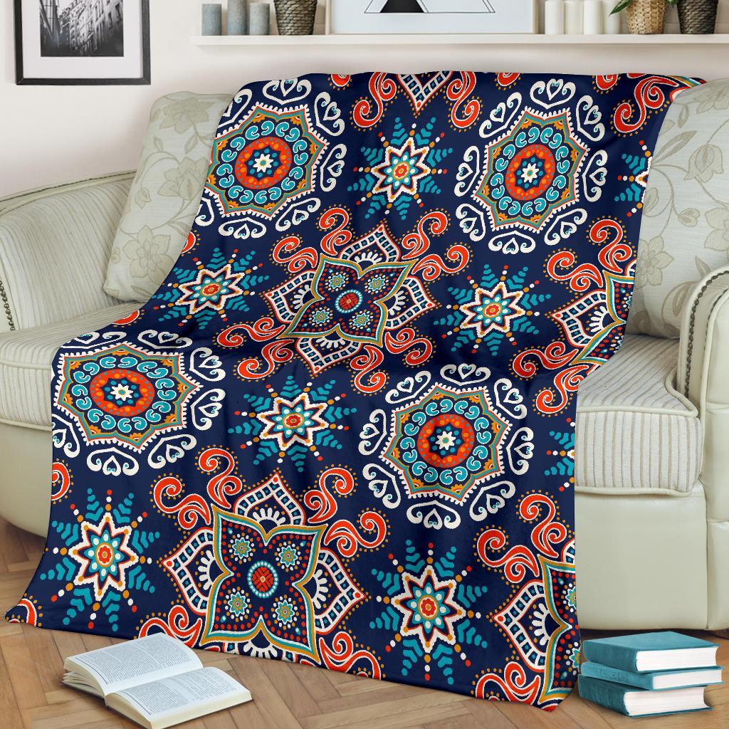 Bohemian Pattern Print Blanket-grizzshop