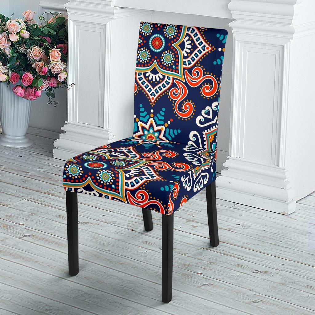 Bohemian Pattern Print Chair Cover-grizzshop