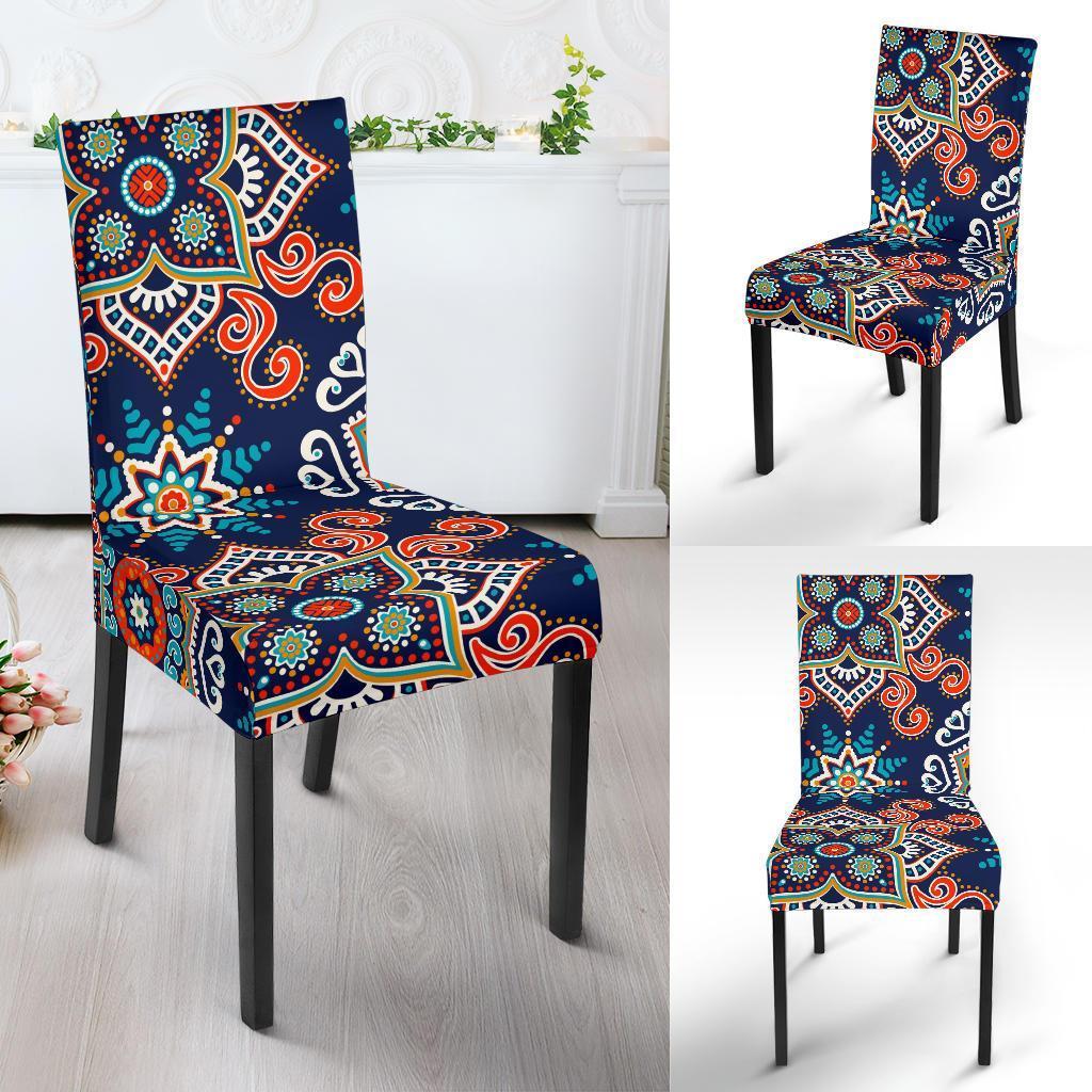 Bohemian Pattern Print Chair Cover-grizzshop