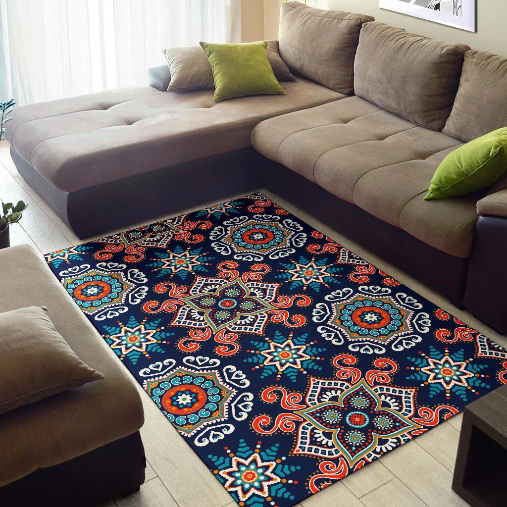 Bohemian Pattern Print Floor Mat-grizzshop