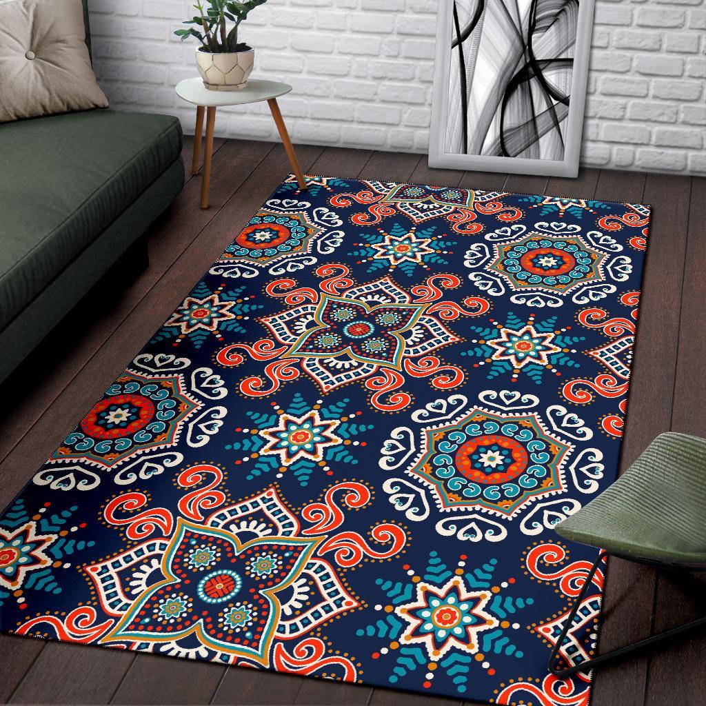 Bohemian Pattern Print Floor Mat-grizzshop