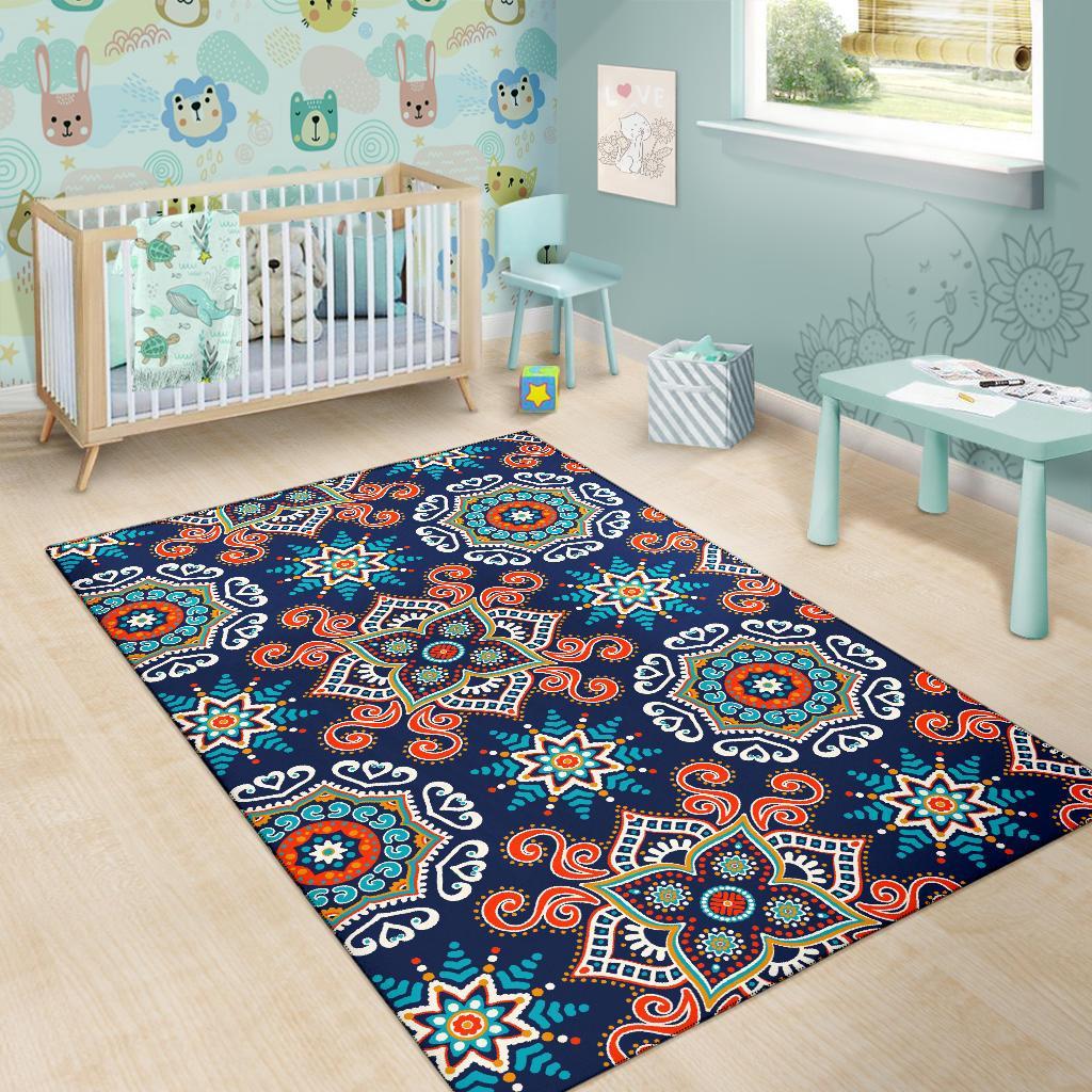 Bohemian Pattern Print Floor Mat-grizzshop