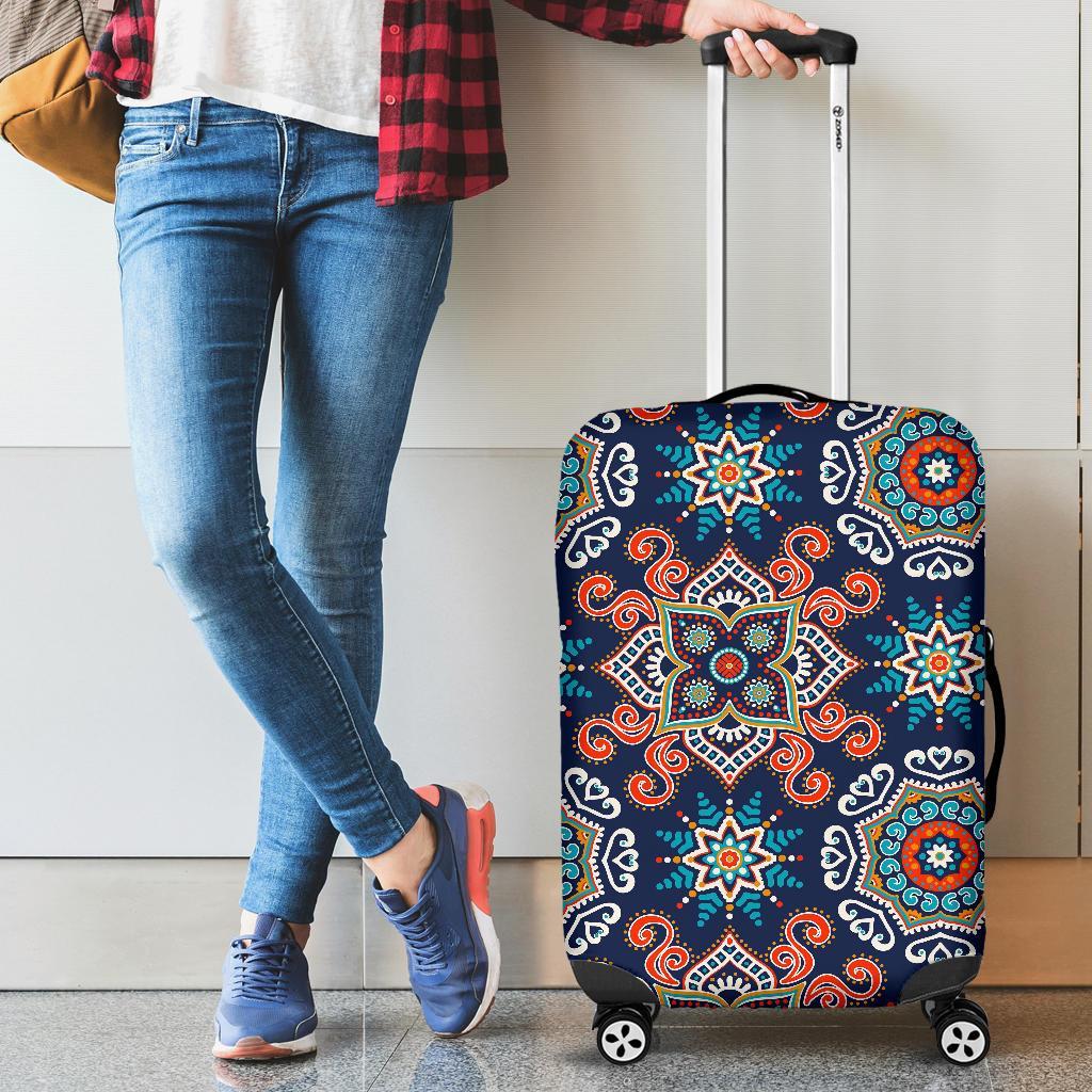 Bohemian Pattern Print Luggage Cover Protector-grizzshop