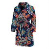 Bohemian Pattern Print Men Long Robe-grizzshop