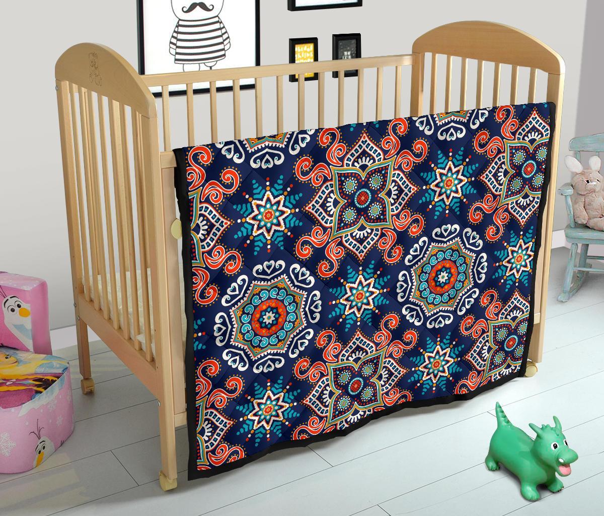 Bohemian Pattern Print Quilt-grizzshop