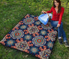 Bohemian Pattern Print Quilt-grizzshop