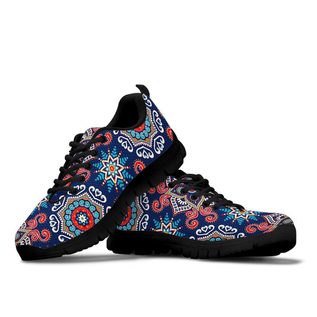 Bohemian Pattern Print Sneaker Shoes For Men Women-grizzshop