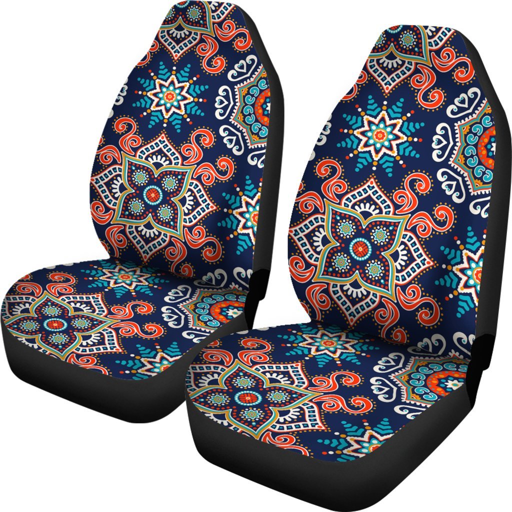 Bohemian Pattern Print Universal Fit Car Seat Covers-grizzshop