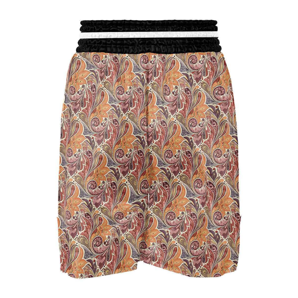 Bohemian Pigeon Floral Print Pattern Boxing Shorts-grizzshop