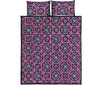 Bohemian Print Pattern Bed Set Quilt-grizzshop