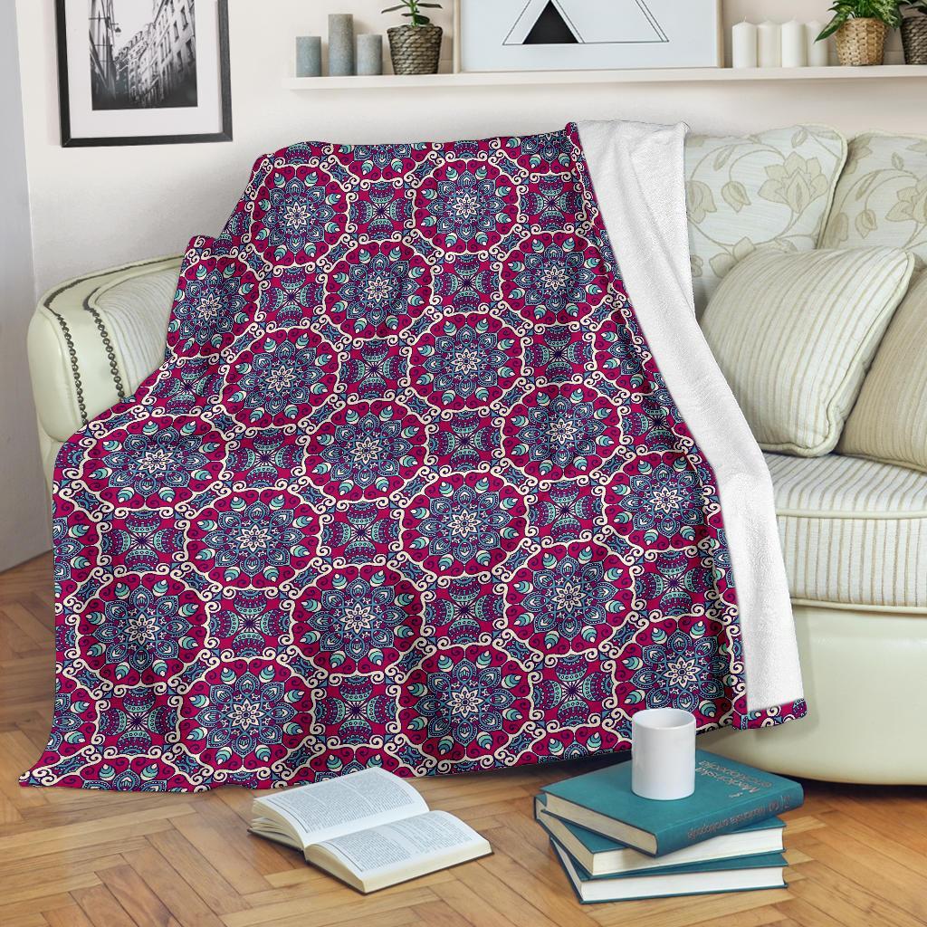 Bohemian Print Pattern Blanket-grizzshop