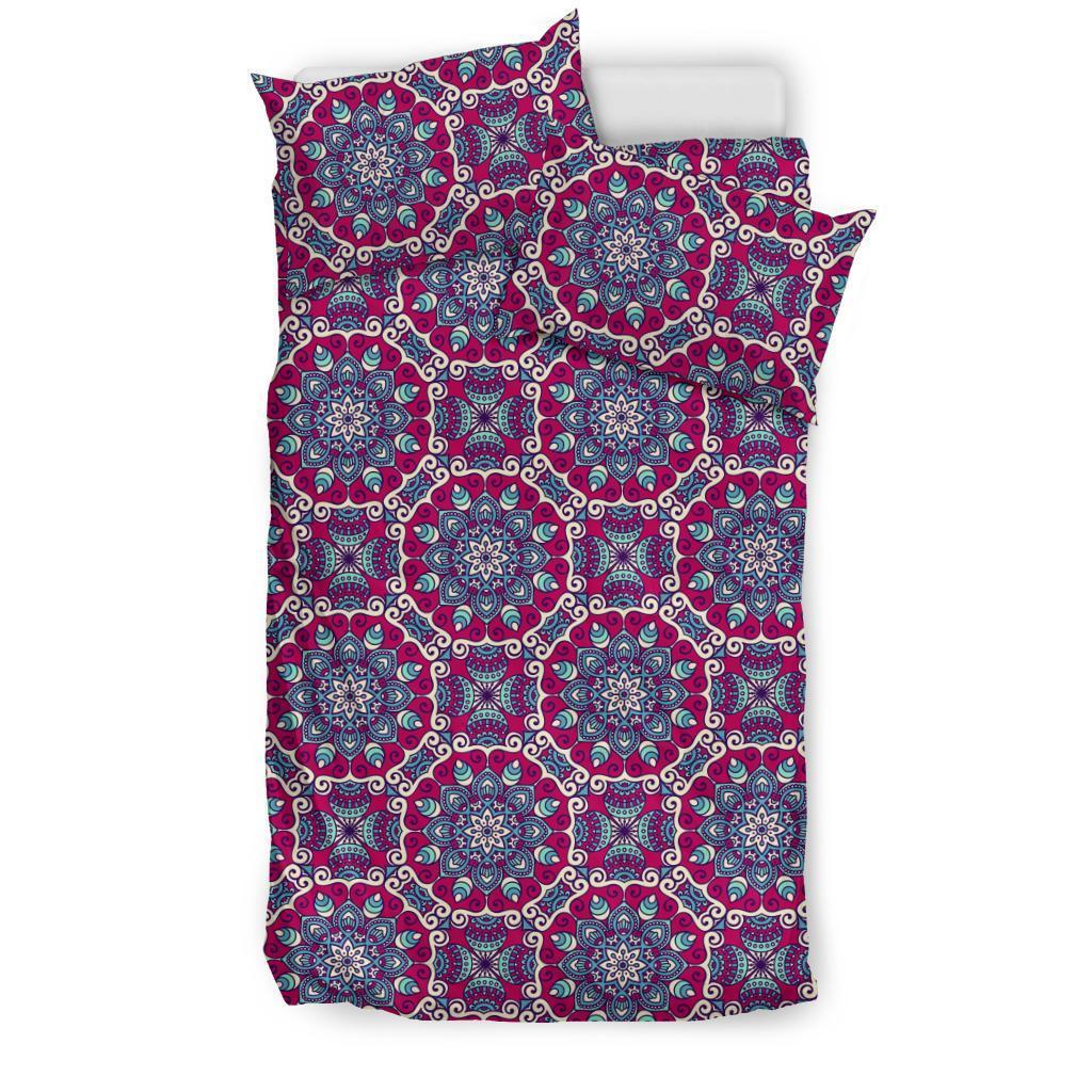 Bohemian Print Pattern Duvet Cover Bedding Set-grizzshop