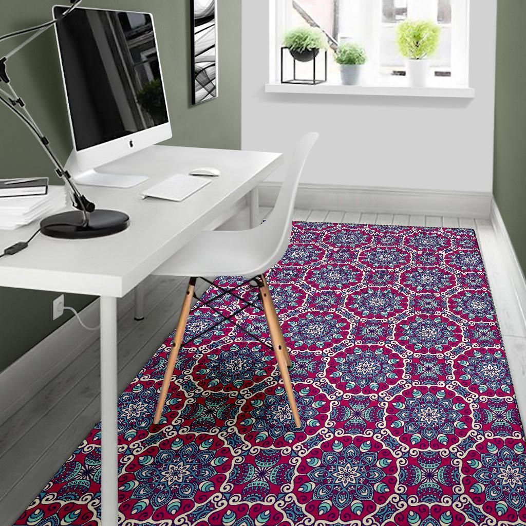 Bohemian Print Pattern Floor Mat-grizzshop