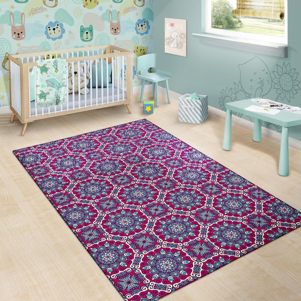 Bohemian Print Pattern Floor Mat-grizzshop