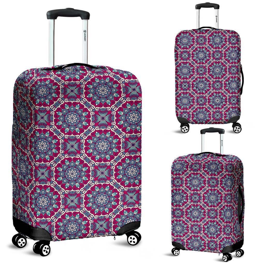 Bohemian Print Pattern Luggage Cover Protector-grizzshop