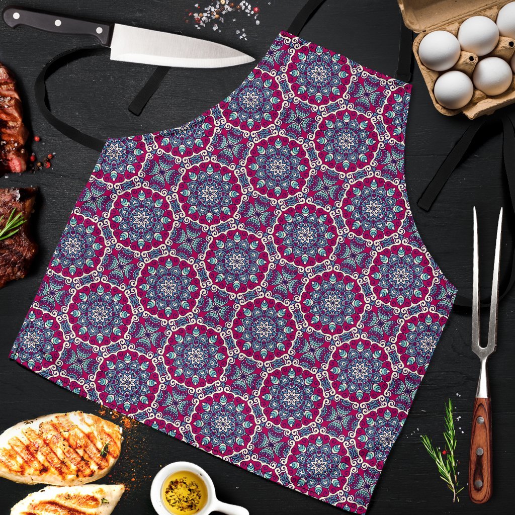 Bohemian Print Pattern Men's Apron-grizzshop