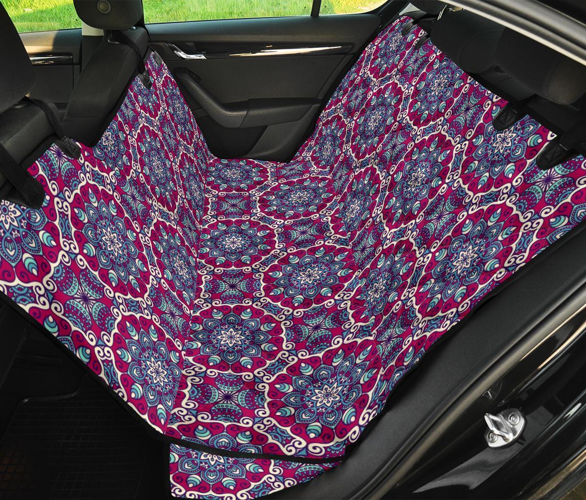 Bohemian Print Pattern Pet Car Seat Cover-grizzshop