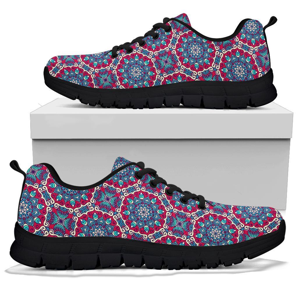 Bohemian Print Pattern Sneaker Shoes For Men Women-grizzshop