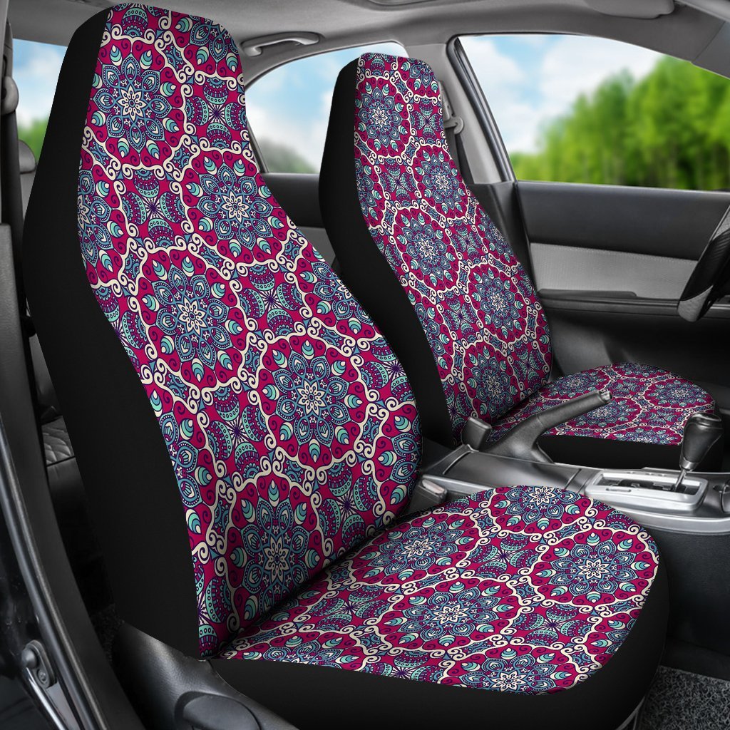 Bohemian Print Pattern Universal Fit Car Seat Covers-grizzshop