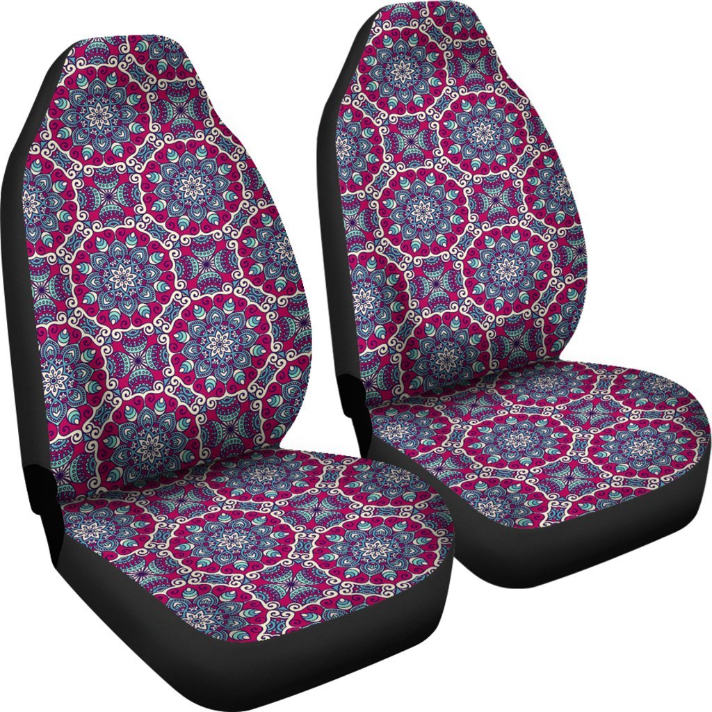 Bohemian Print Pattern Universal Fit Car Seat Covers-grizzshop