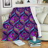 Bohemian Purple Pattern Print Blanket-grizzshop