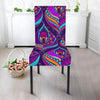 Bohemian Purple Pattern Print Chair Cover-grizzshop