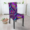 Bohemian Purple Pattern Print Chair Cover-grizzshop