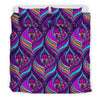 Bohemian Purple Pattern Print Duvet Cover Bedding Set-grizzshop