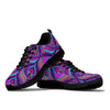 Bohemian Purple Pattern Print Sneaker Shoes For Men Women-grizzshop