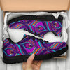 Bohemian Purple Pattern Print Sneaker Shoes For Men Women-grizzshop